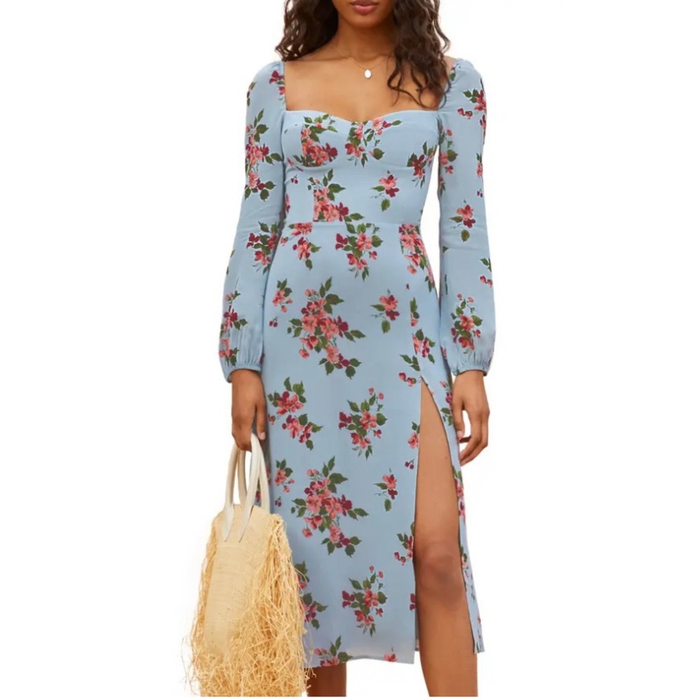 NEW! Reformation Shelby Long Sleeve Dress